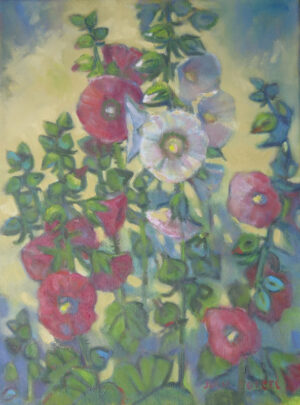 Glorious Hollyhocks