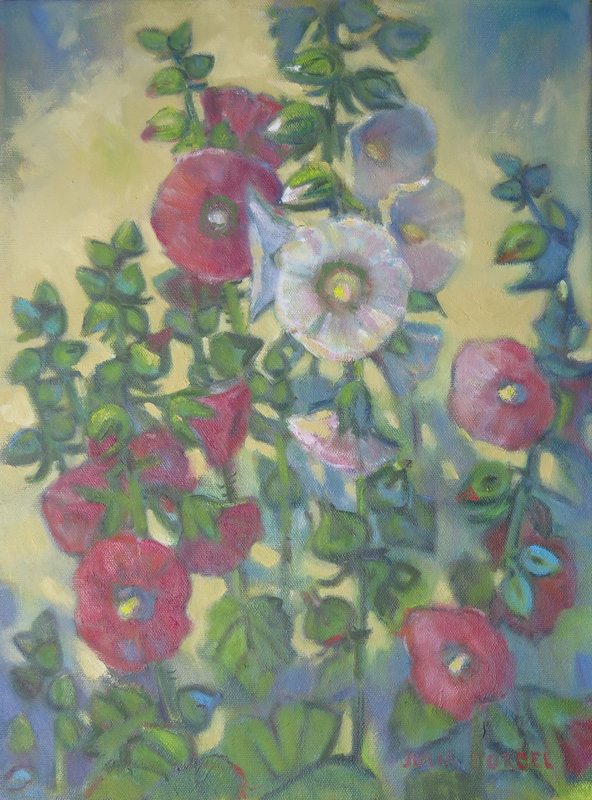 Glorious Hollyhocks
