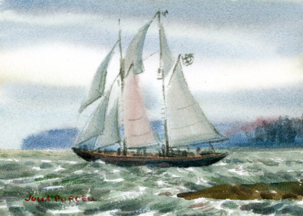 Roundaboat Schooner. PEI